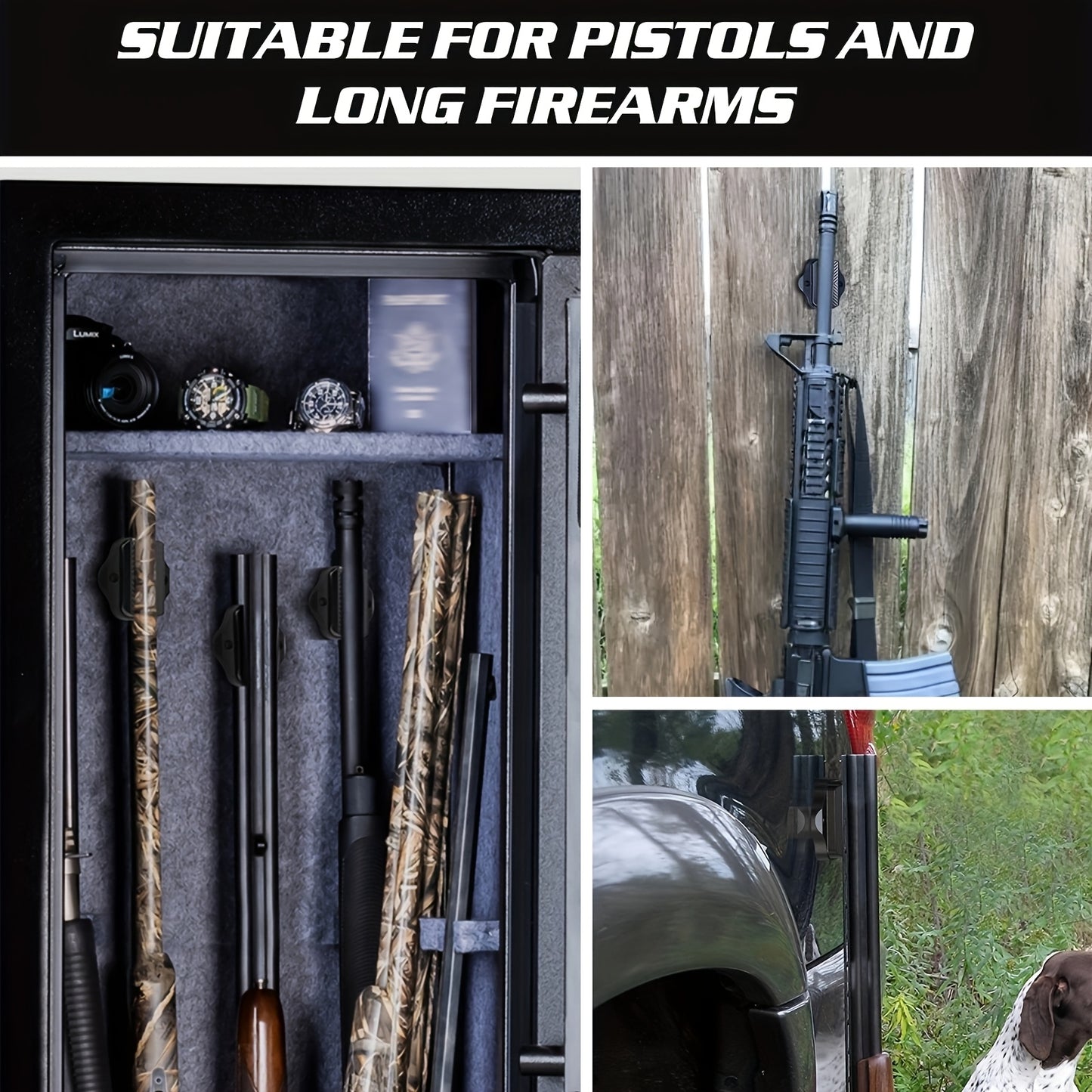 Double-Sided Gun Magnet Mount for Secure Pistol Storage - Parry's Picks