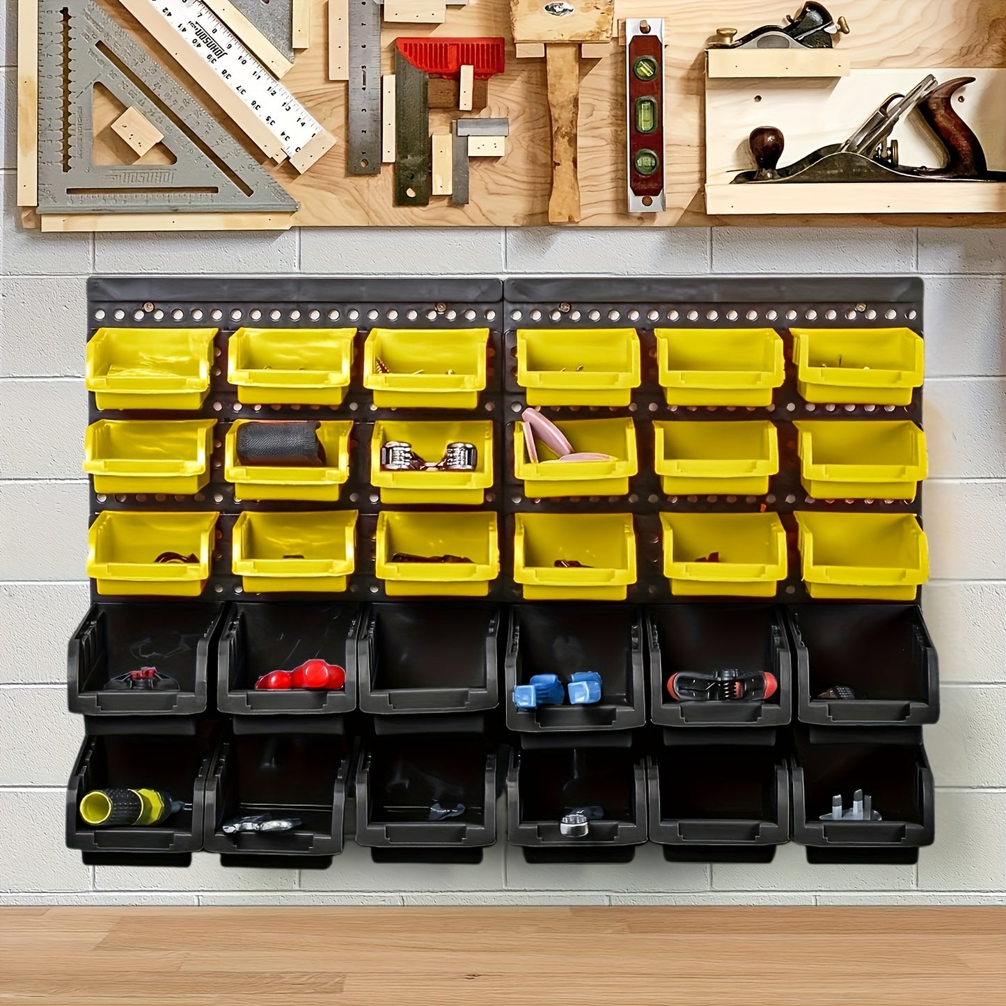 Wall-Mounted Storage Rack System for Tools and Hardware - Parry's Picks