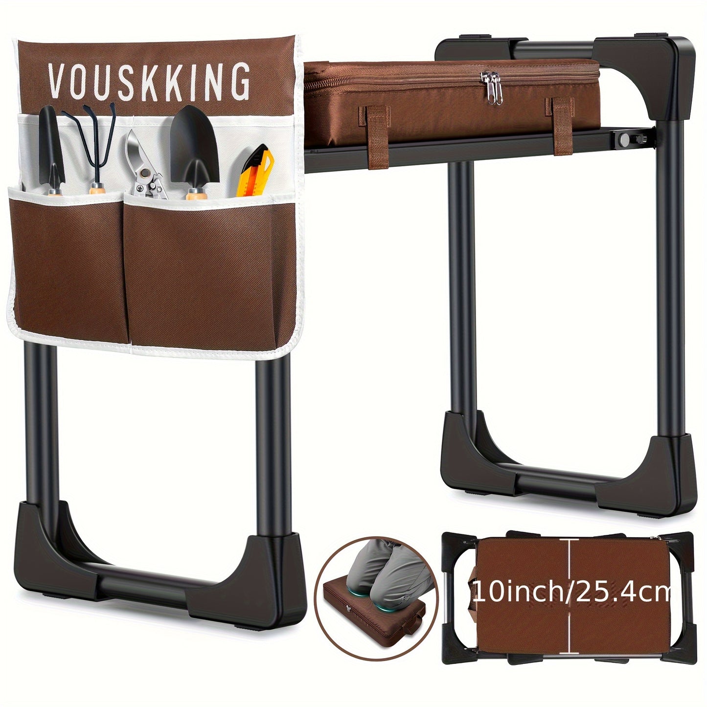 Upgraded Foldable Garden Kneeler and Seat with Tool Bag - Parry's Picks