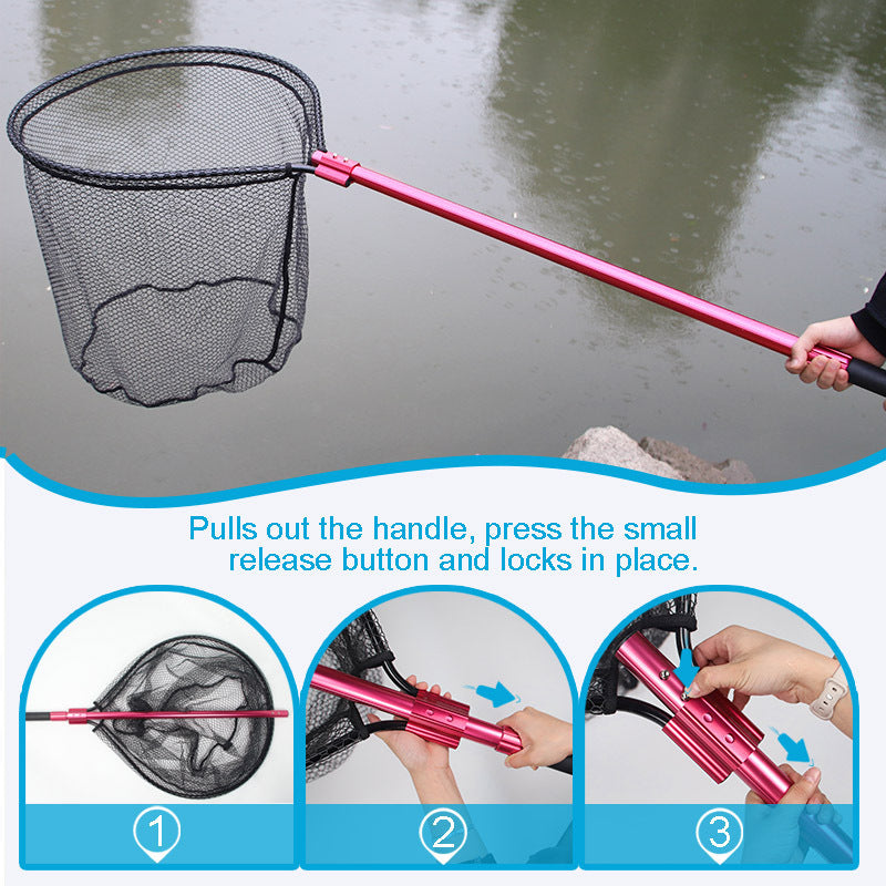 Large Telescopic Fishing Net with Handle for Easy Catching - Parry's Picks