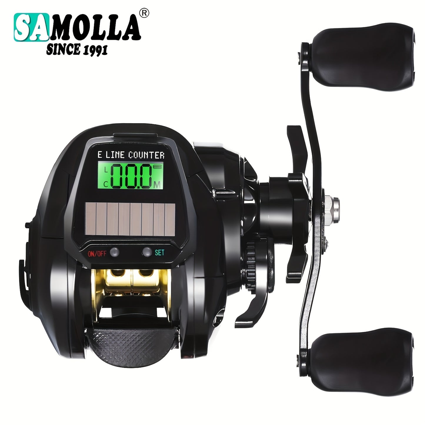 Samolla Saltwater Baitcasting Fishing Reel Variable Speed