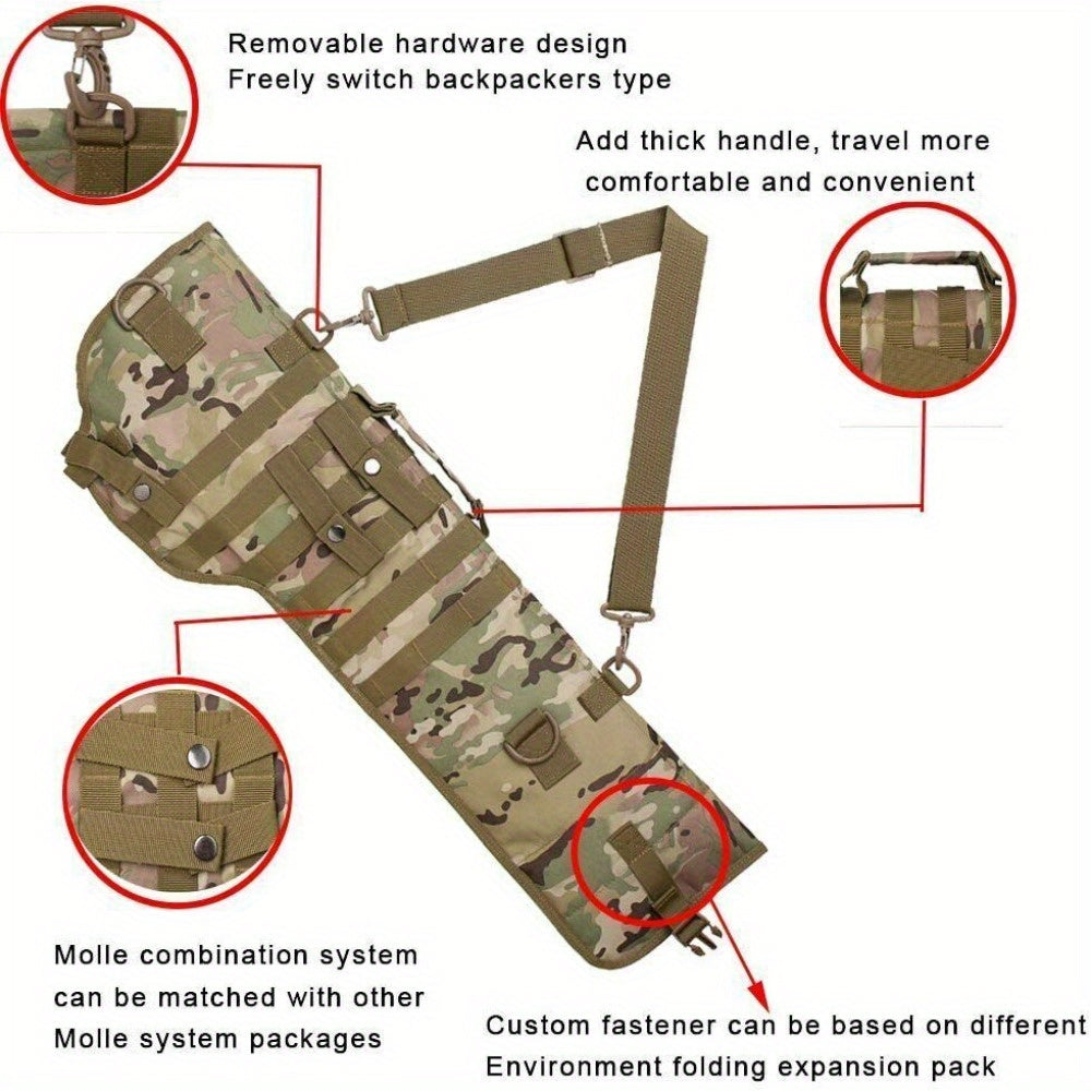 Tactical Shotgun Scabbard Bag with Sling MOLLE Case