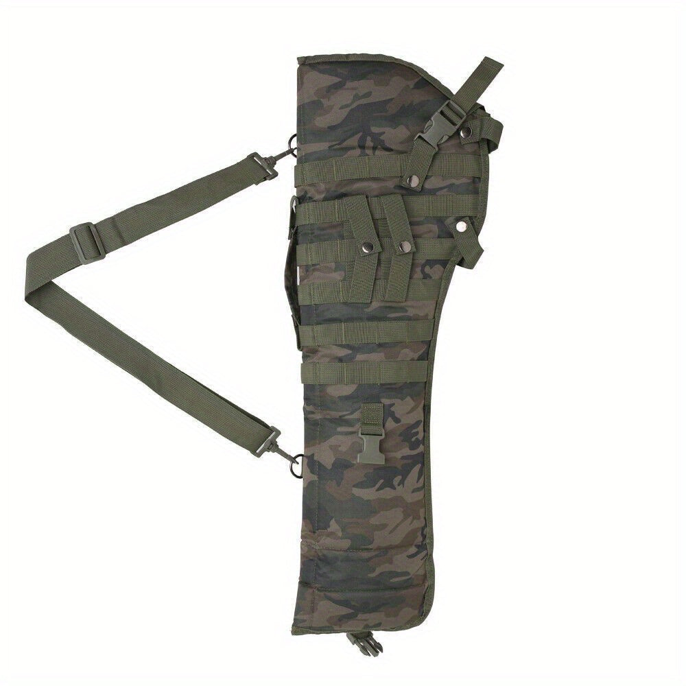 Tactical Shotgun Scabbard Bag With Molle System Shoulder Sling Case For Rifle Transport