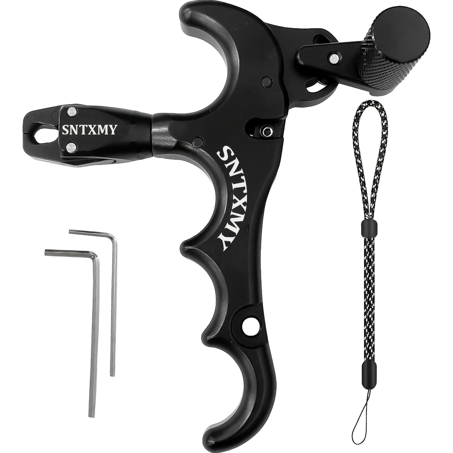 SNTXMY 4-Finger Aluminum Compound Bow Release Trigger for Archery - Parry's Picks