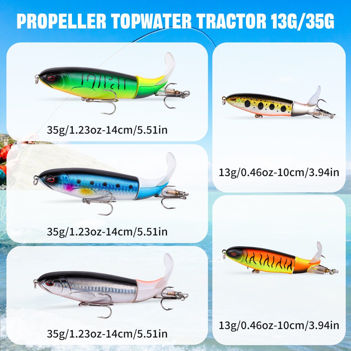 All In One Bass Lure Set For Freshwater And Saltwater