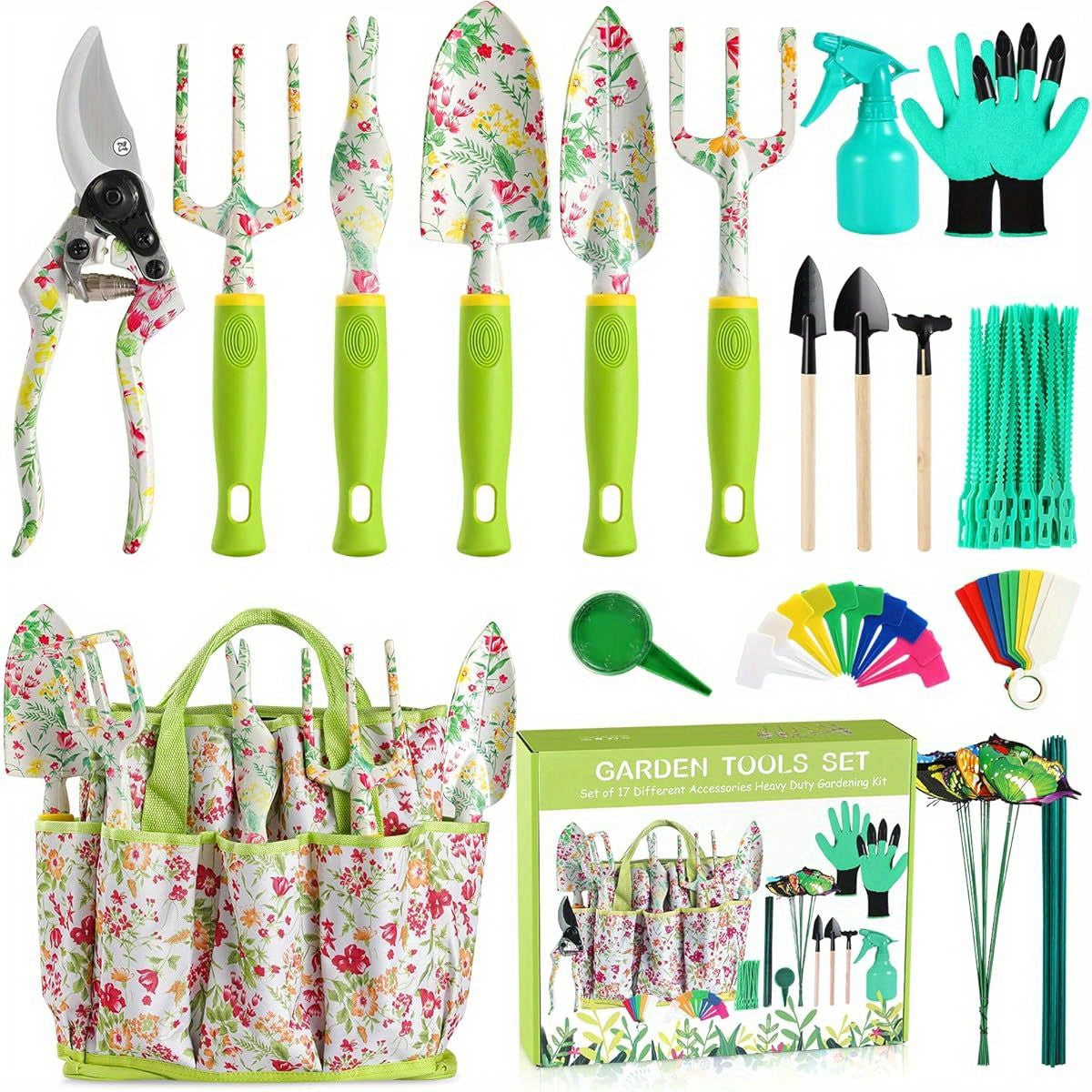 Heavy Duty Aluminum Gardening Tool Set for Enthusiasts
