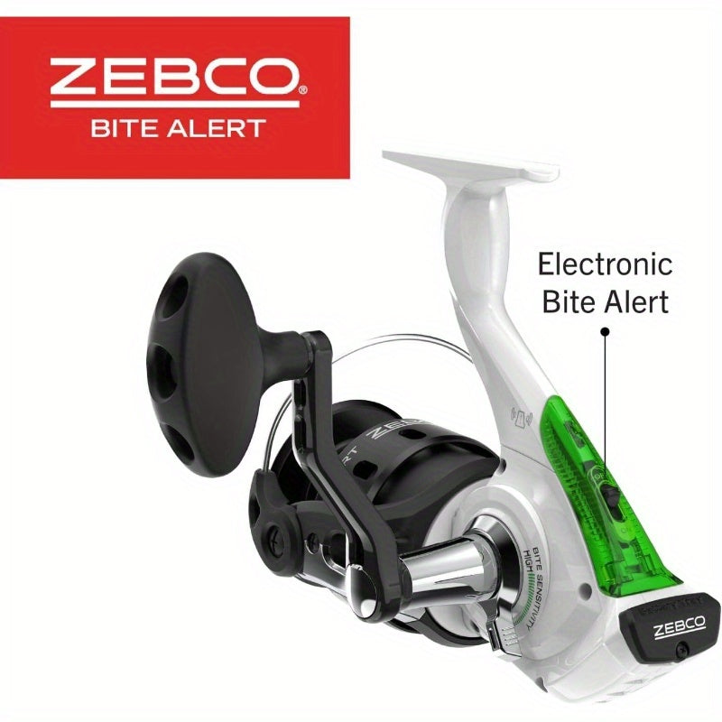 Bite Alert Spinning Reel And Two Piece Fishing Rod Combo
