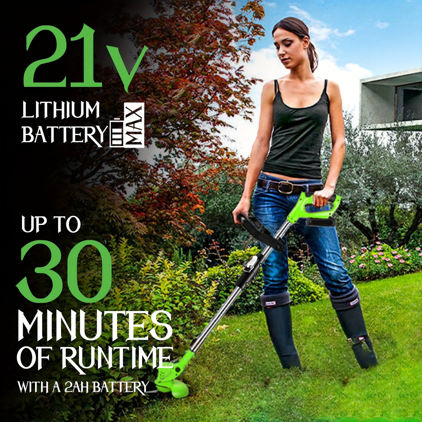 Powerful Battery Powered Lawn Mower for Effortless Garden Care - Parry's Picks