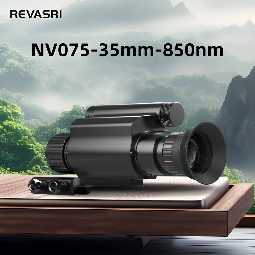 Revasri Clip On Night Vision Monocular 1080P Observation