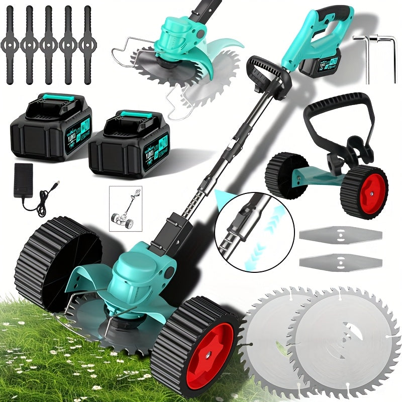 Shitu Wireless Lawn Mower Rechargeable Lithium Battery Multifunctional Weed Cleaning