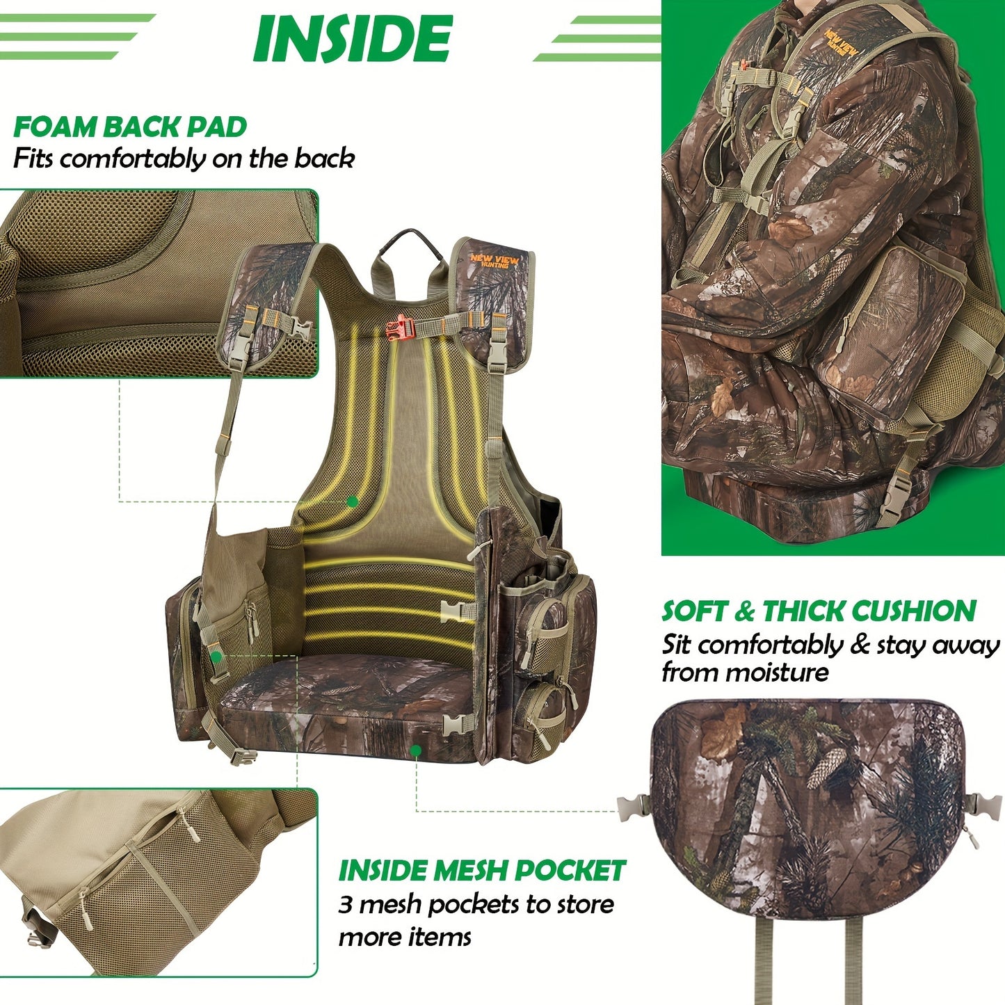 Turkey Hunting Backpack With Cushion For Outdoor Adventures - Parry's Picks