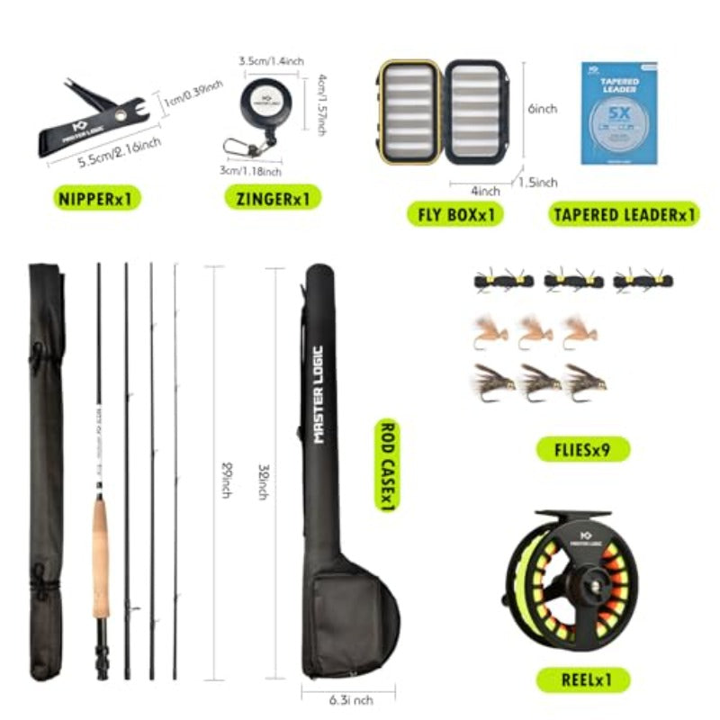 Complete Fly Fishing Rod And Reel Kit For Beginners - Parry's Picks