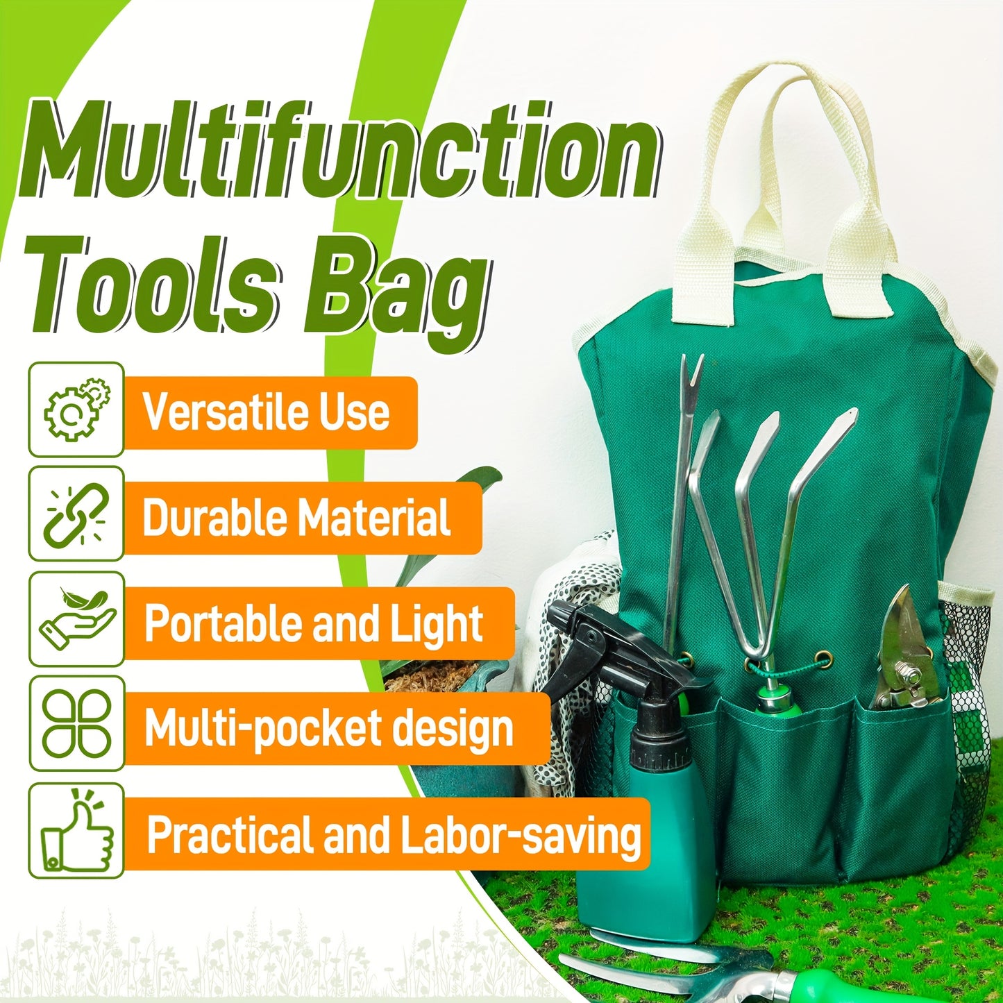 Essential Garden Tool Set with Organizer Bag for Gardening Enthusiasts - Parry's Picks