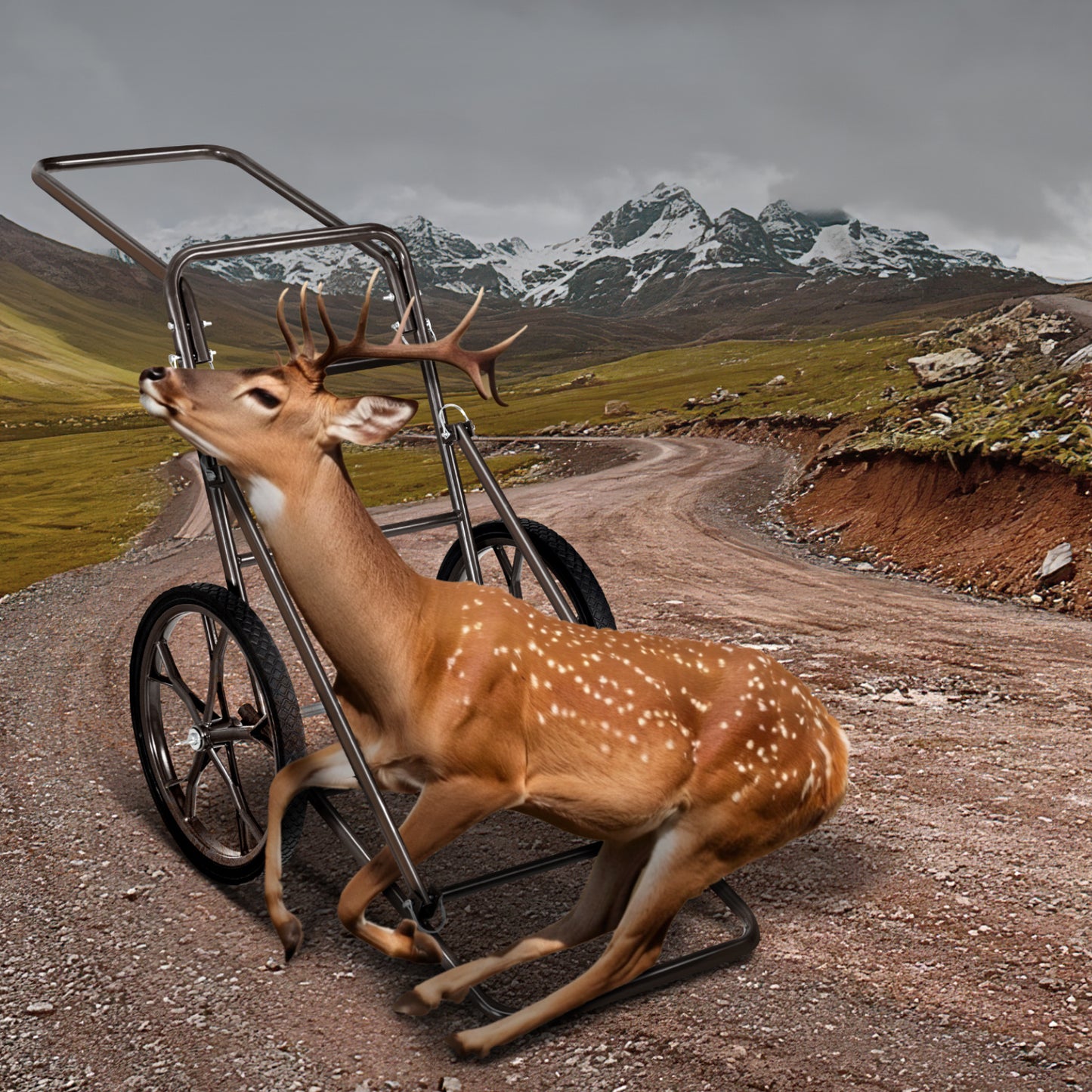 VEVOR Folding Deer Cart for Easy Game Hauling and Transport