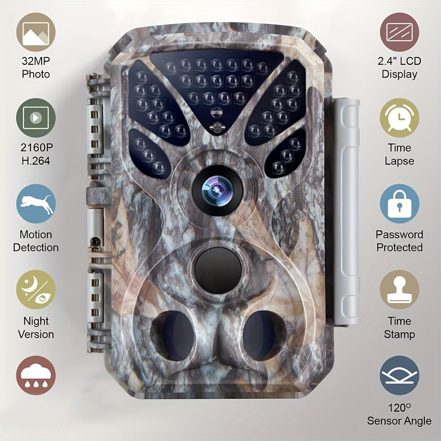 5 Pack HD Game and Trail Cameras with Night Vision