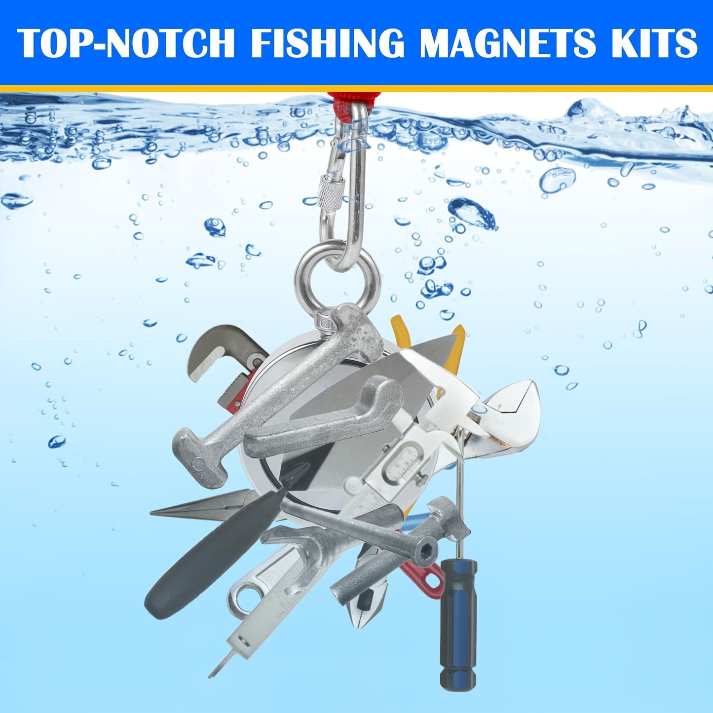 SIDIPER Magnet Fishing Kit Heavy Duty Treasure Hunt Magnet