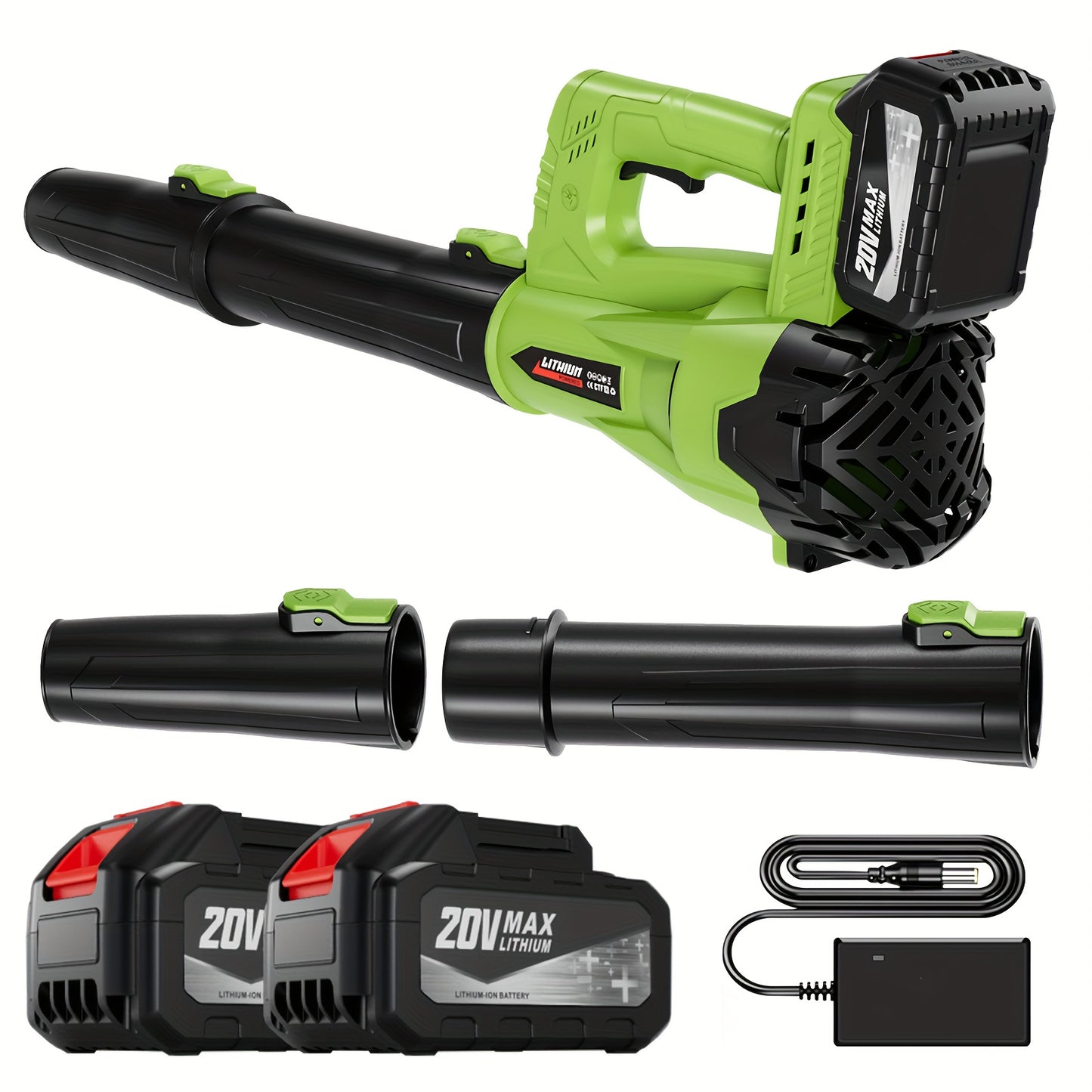 Cordless Leaf Blower 580CFM 160MPH With 4.0Ah Battery