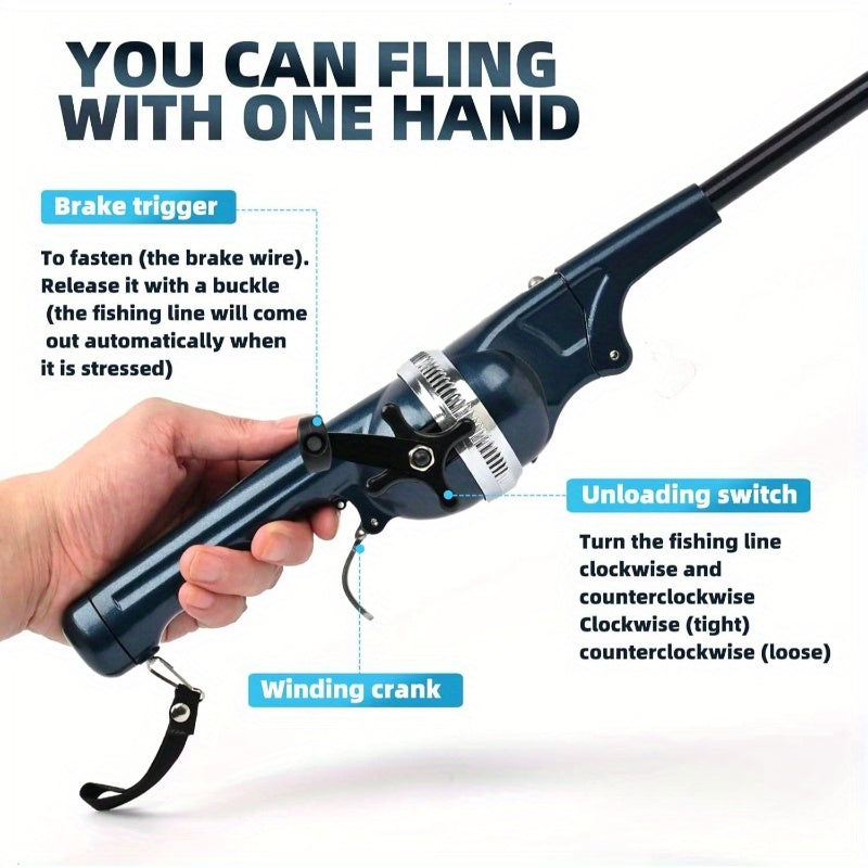 Telescopic Fishing Rod And Reel Combo All In One Saltwater