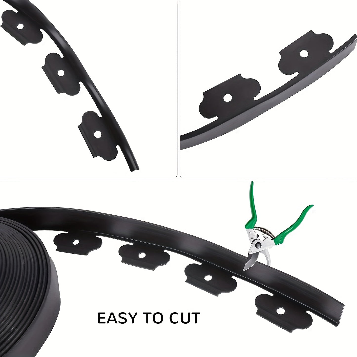 No Dig Durable Garden Landscape Edging Kit For Lawn Borders