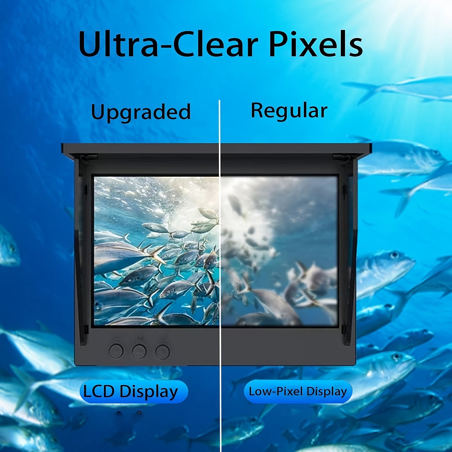 Outdoor Fish Finder With IPS Screen IP68 HD Camera Pro