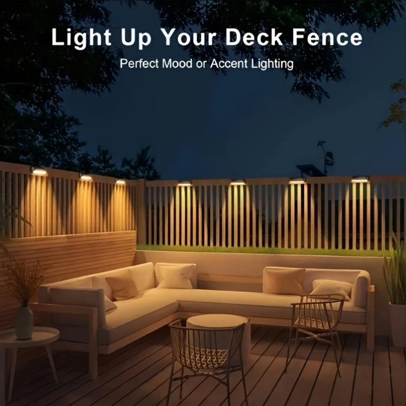 Solar Step Lights for Outdoor Staircase and Fence Decoration - Parry's Picks