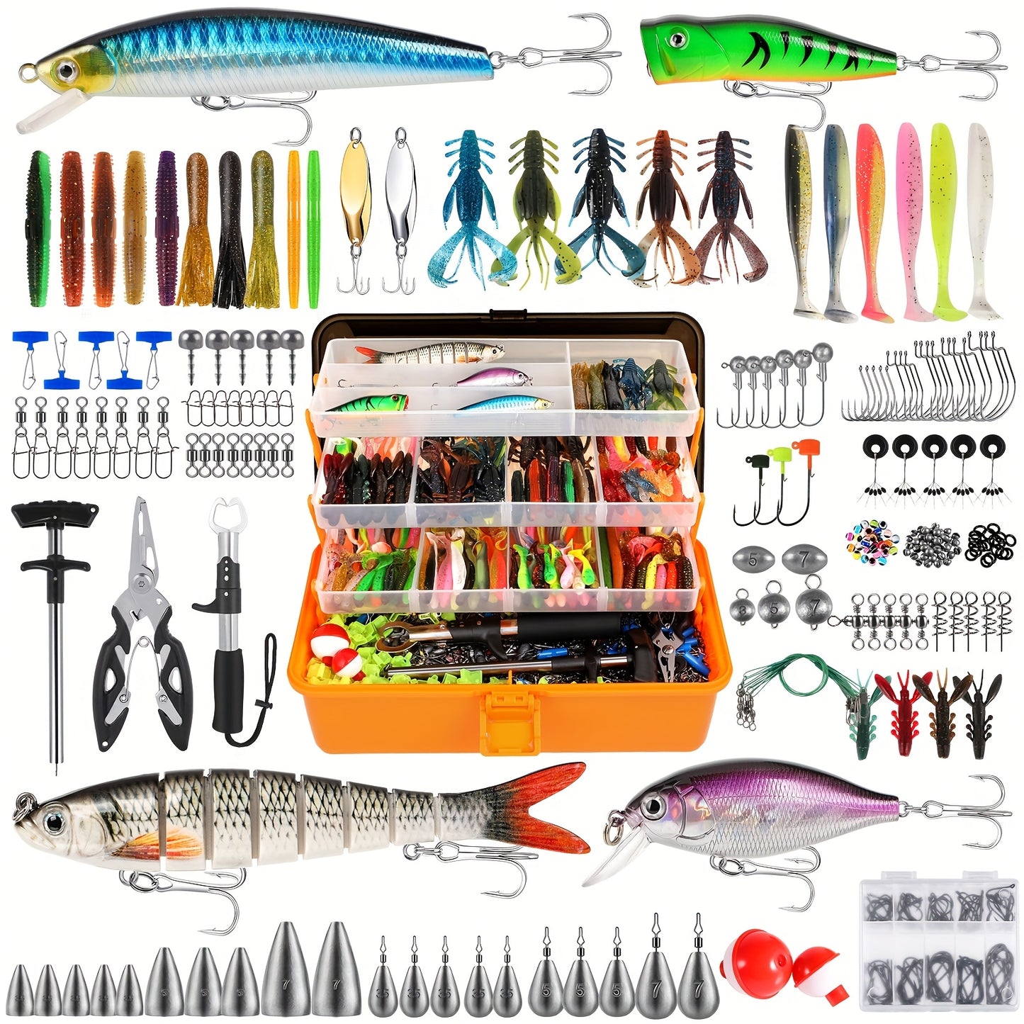 537 Pieces Ultimate Angler Gift Set With Tackle System