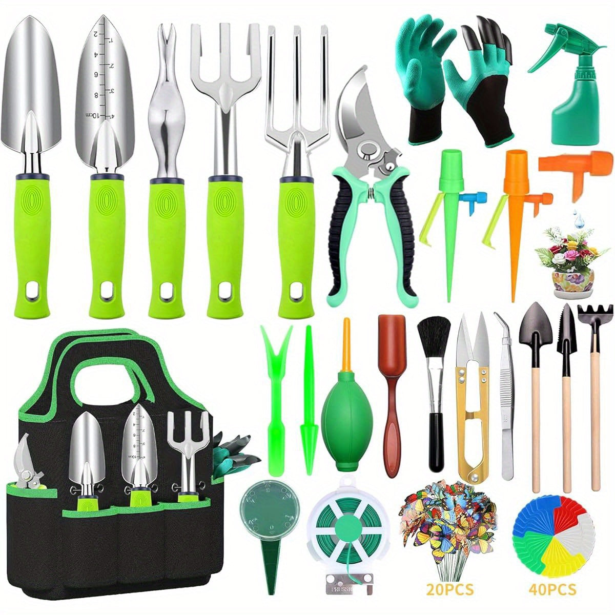 Complete Garden Tools Set with Succulent Tools and Accessories