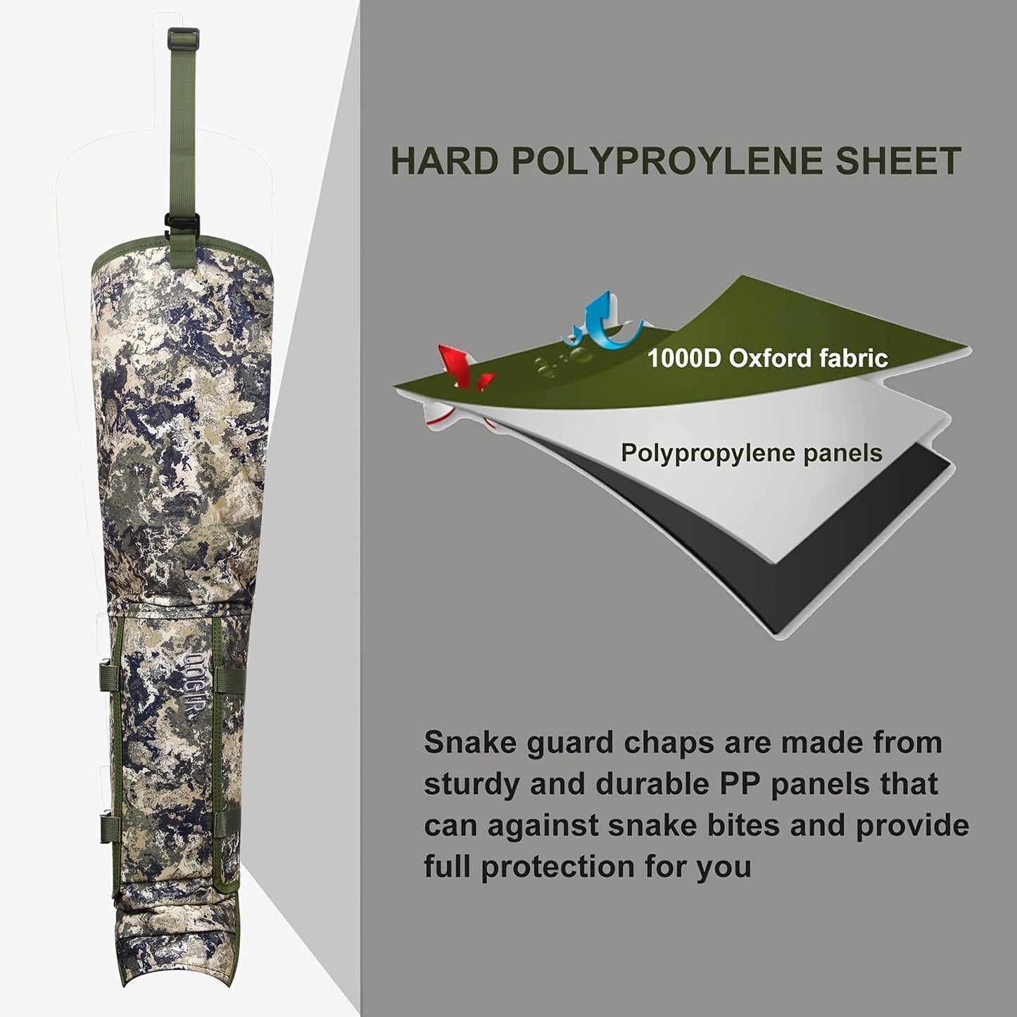 Snake Guard Gaiter Chaps for Hunting and Outdoor Protection