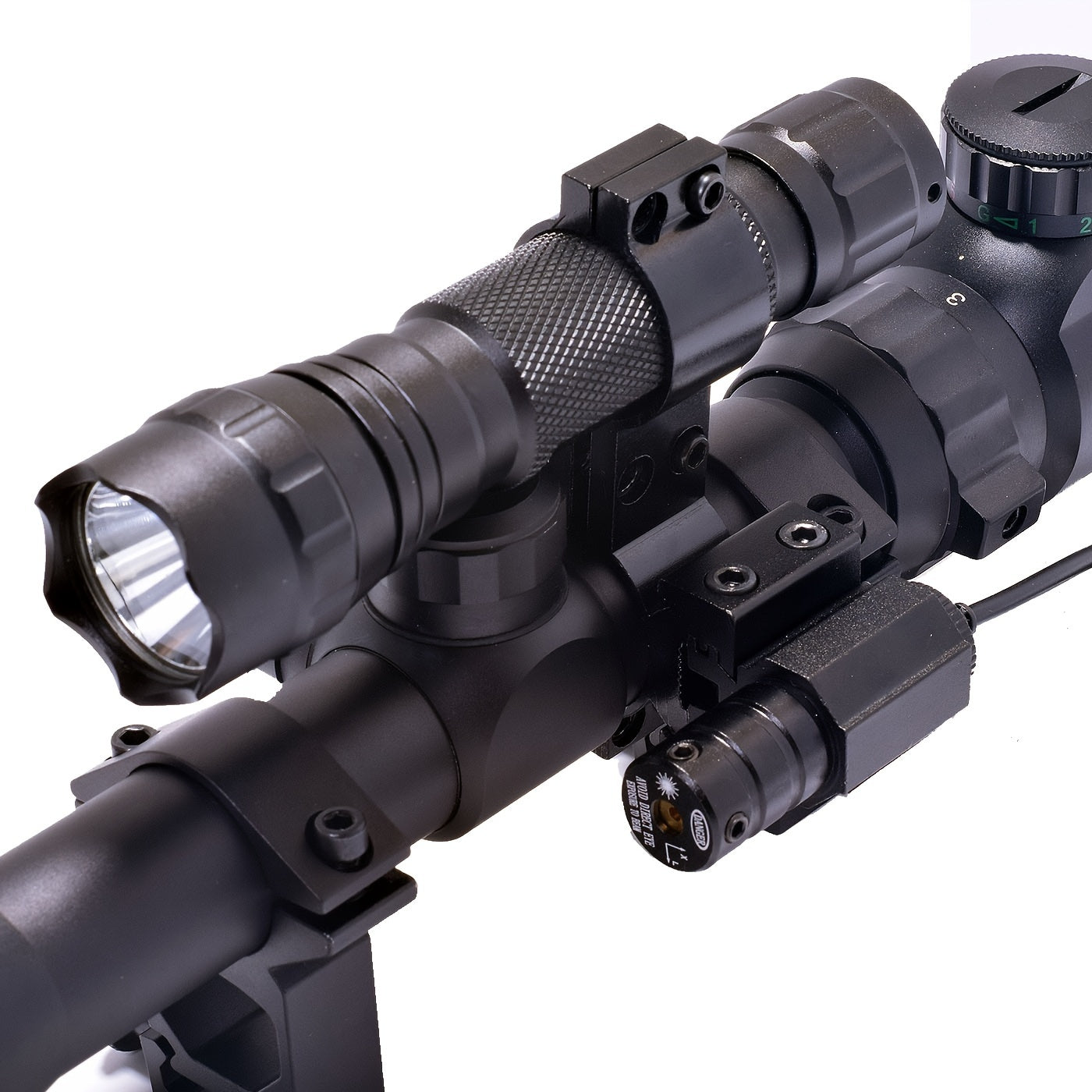 6-24x50 Optic Combo with Red Laser and Torch - Parry's Picks