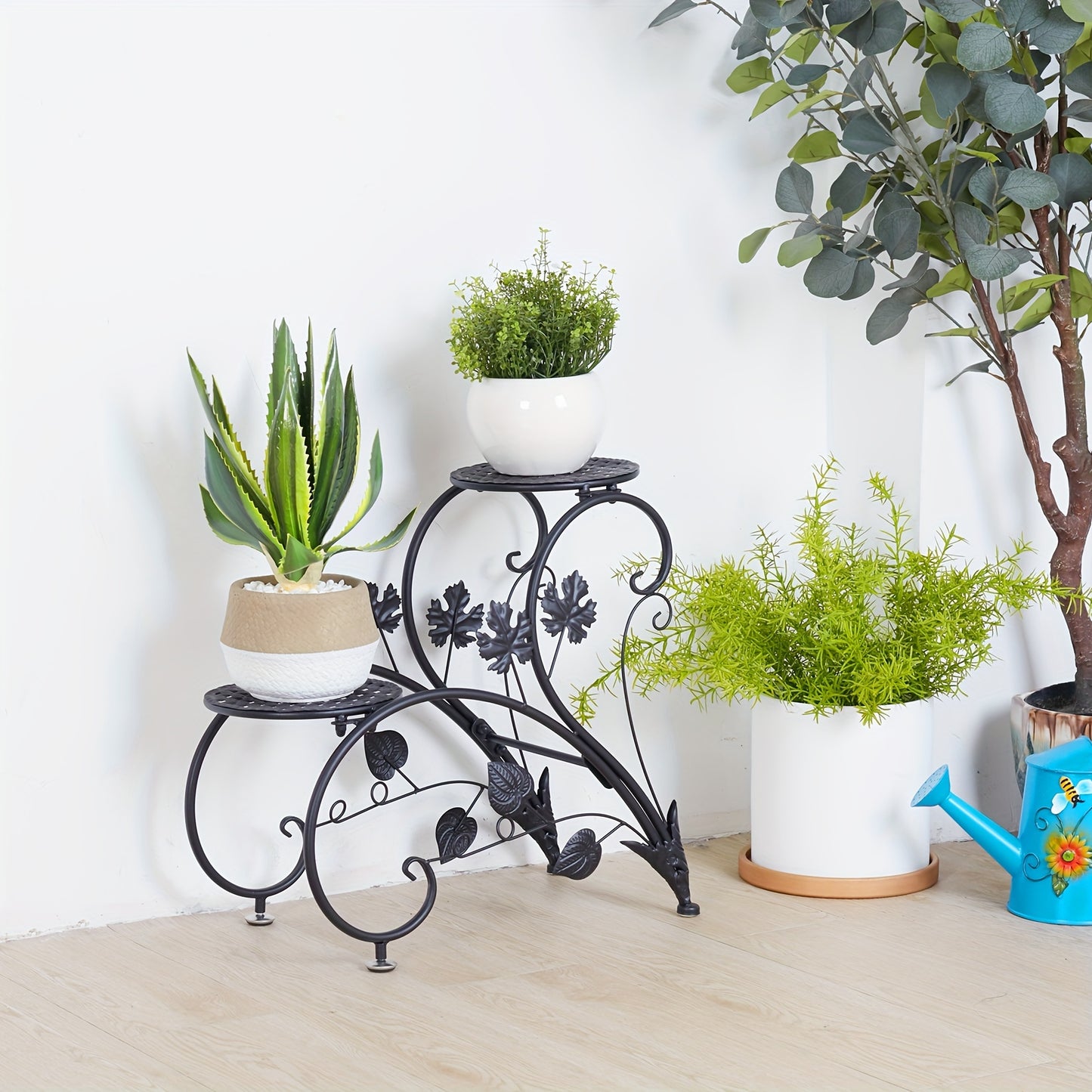 Metal Plant Stand Pot Holder Multilevel Display Shelf