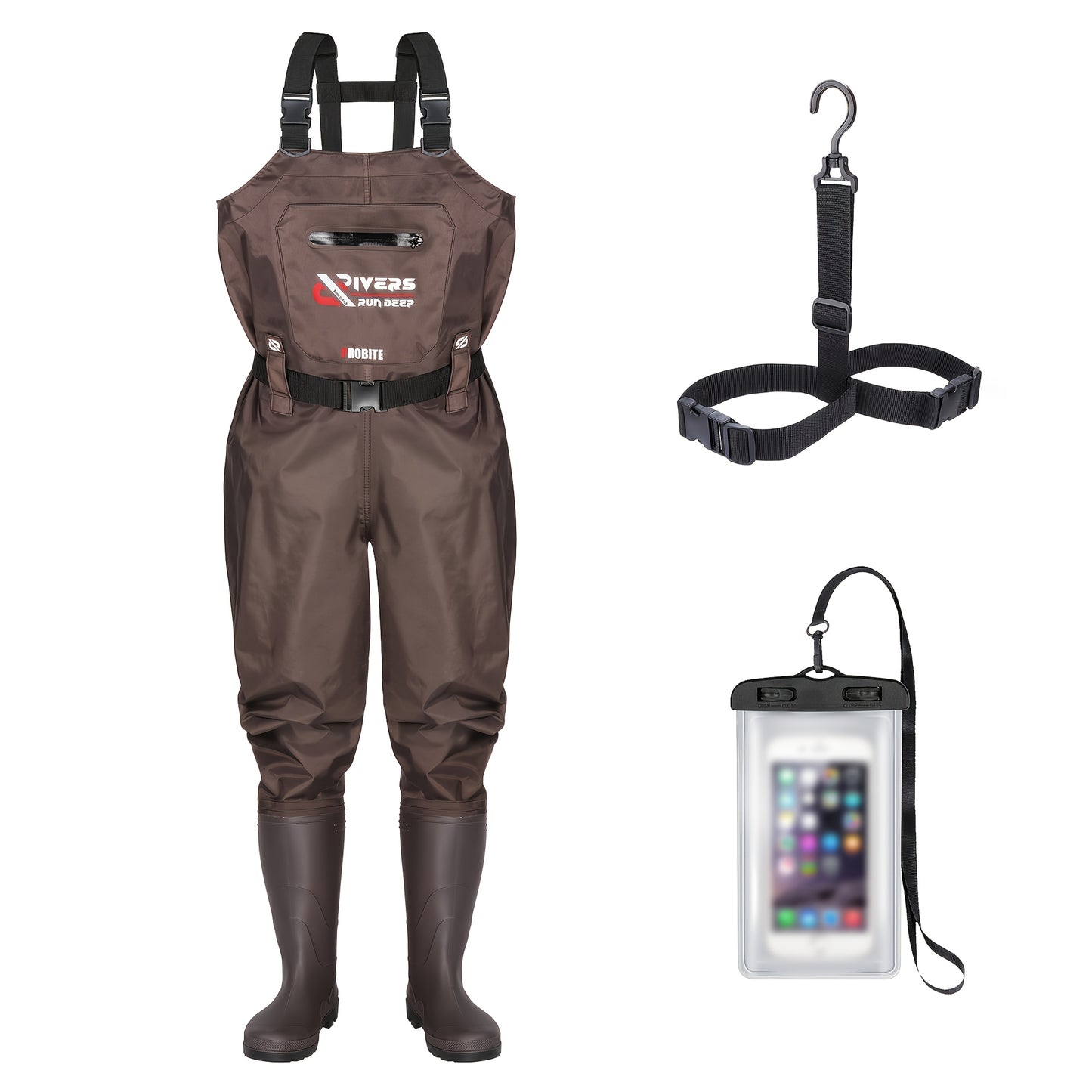 PROBITE Breathable Fishing Chest Waders With Boots For Anglers - Parry's Picks