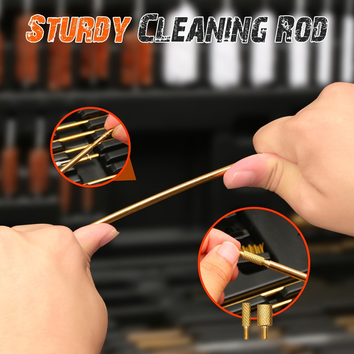 Complete Gun Cleaning Kit with Reusable Brushes and Tools - Parry's Picks