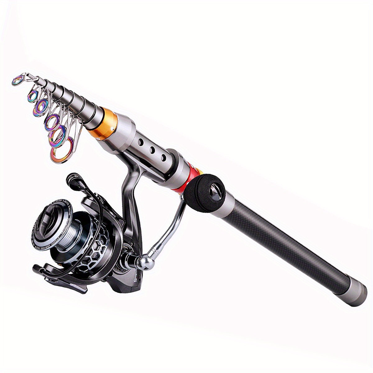 SOUGAYILANG Ultra Light Fishing Rod and Reel Combo Graphite