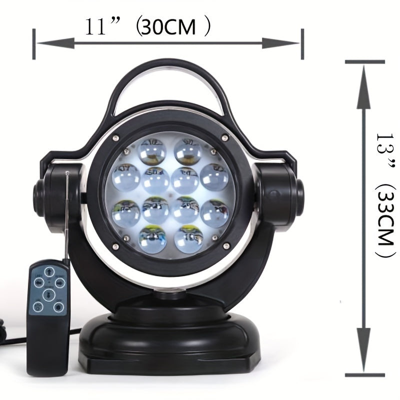 LED Search Light with 360 Degree Rotating Magnetic Base - Parry's Picks