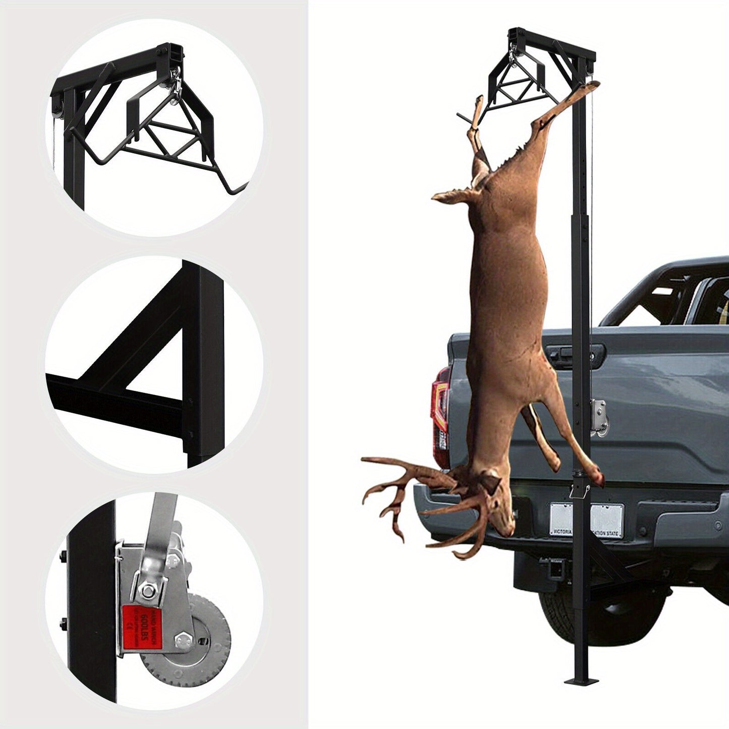 Easter Hitch Mounted Deer Hoist for Outdoor Lifting Solutions