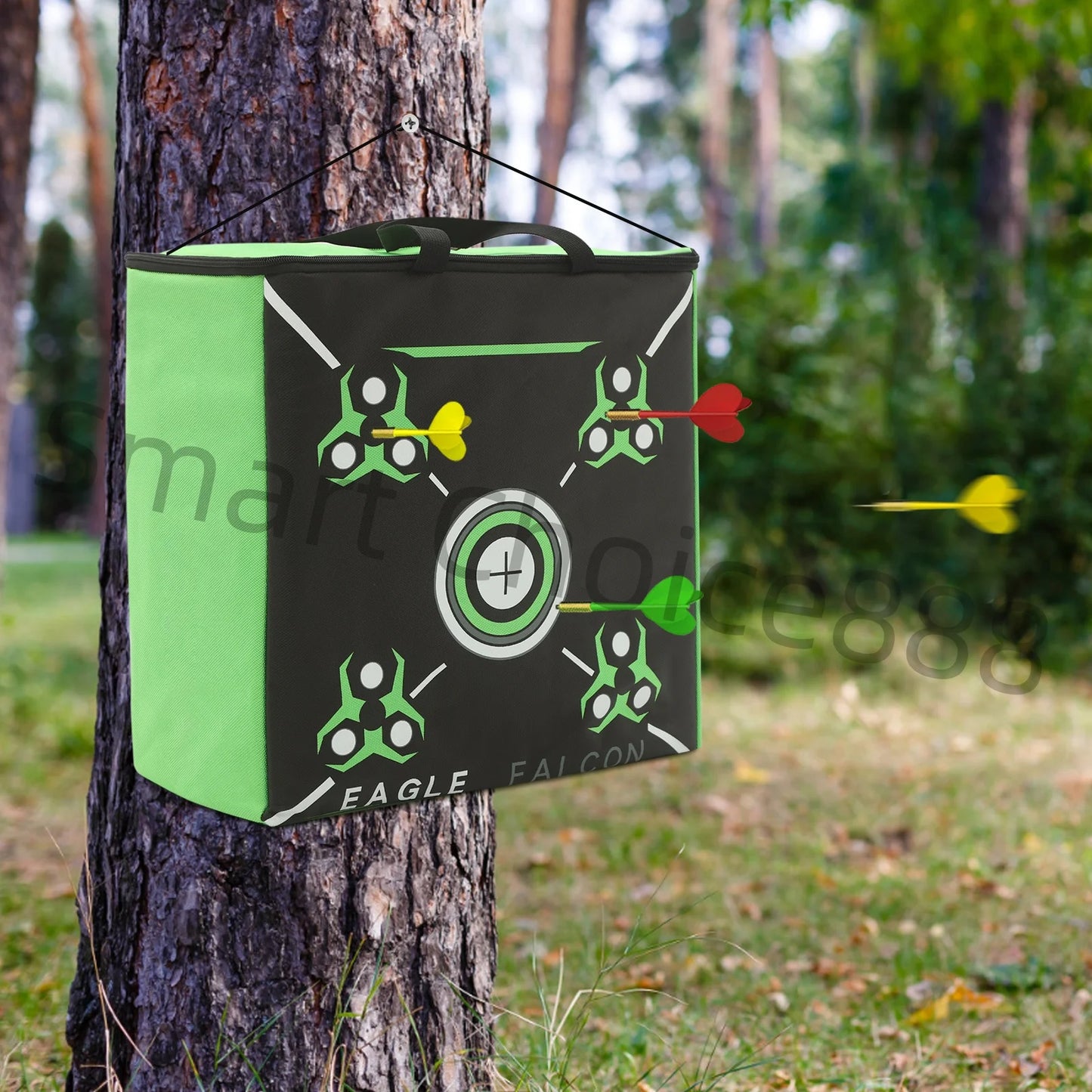 Portable Archery Target Bag Water Resistant Refillable Carrying Handle