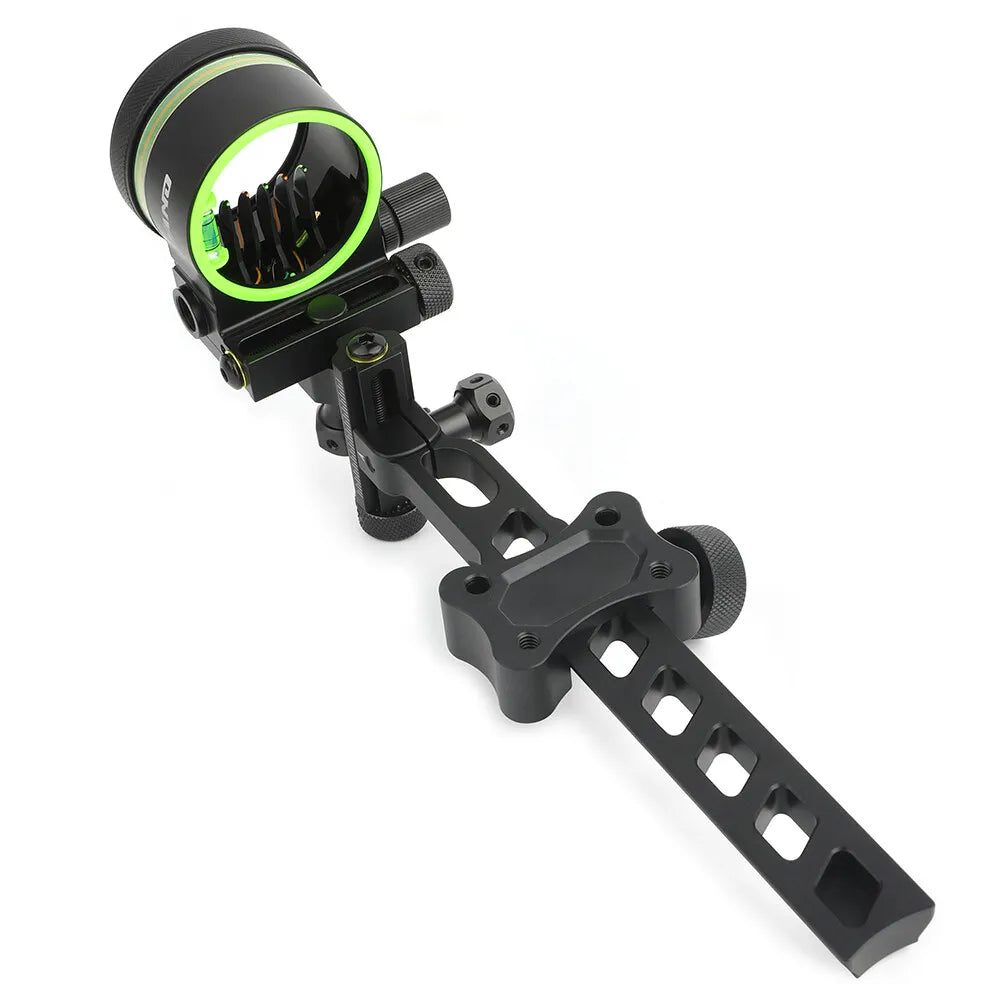 Five Pin Bow Sight Fiber Optic 0.019 Inch Adjustable Alloy