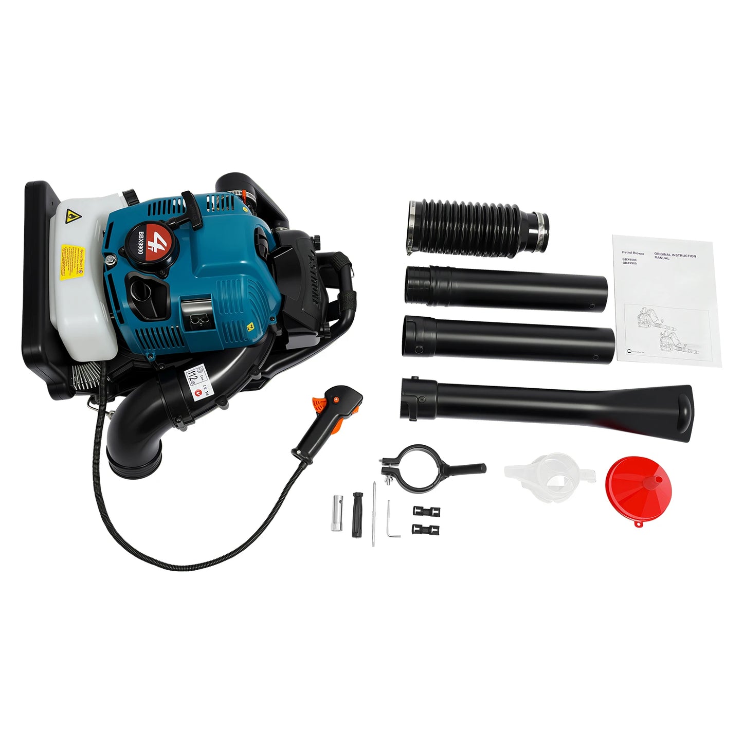 Bymaocar 4 Stroke 75.6cc Backpack Leaf Blower 2600W