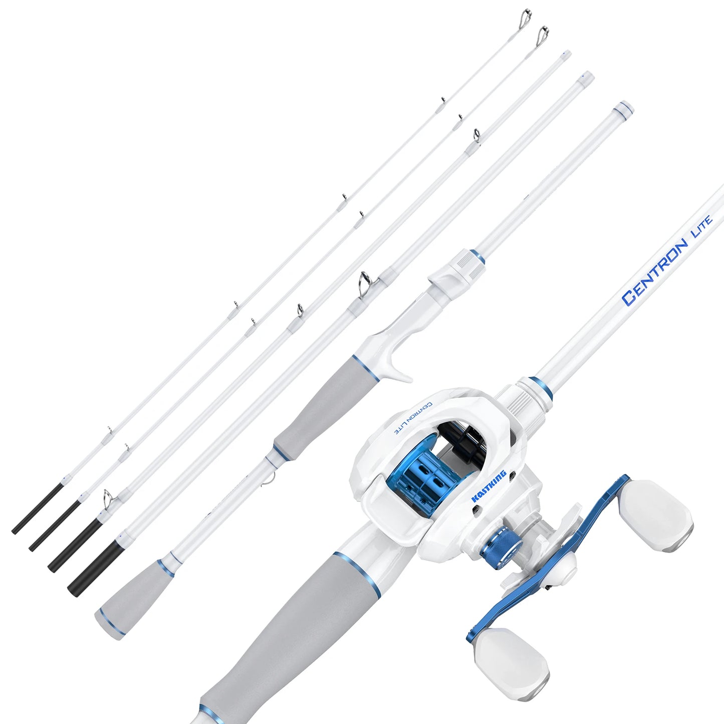 KastKing Centron Lite Travel Casting Combo Rod and Reel Kit