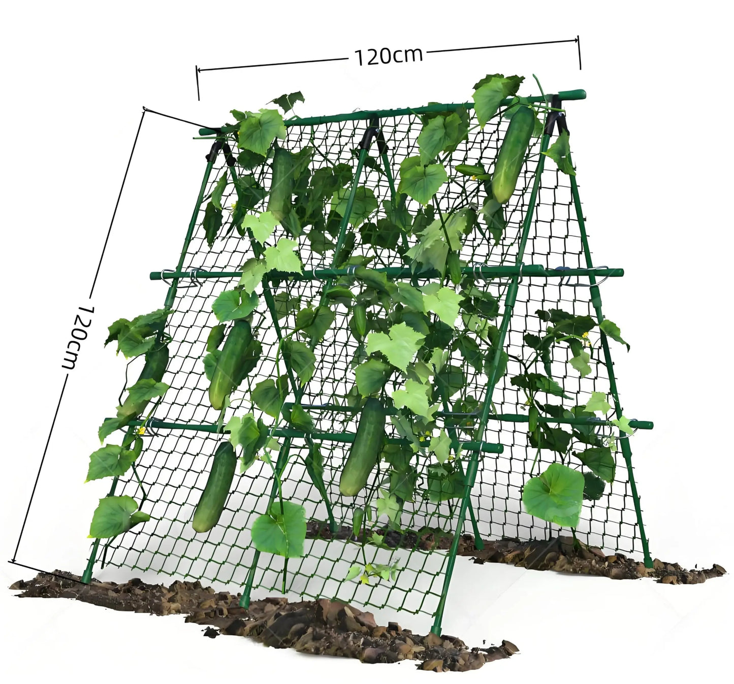 HiMISS Raised Bed Trellis A Frame Garden Support Climbing Plants