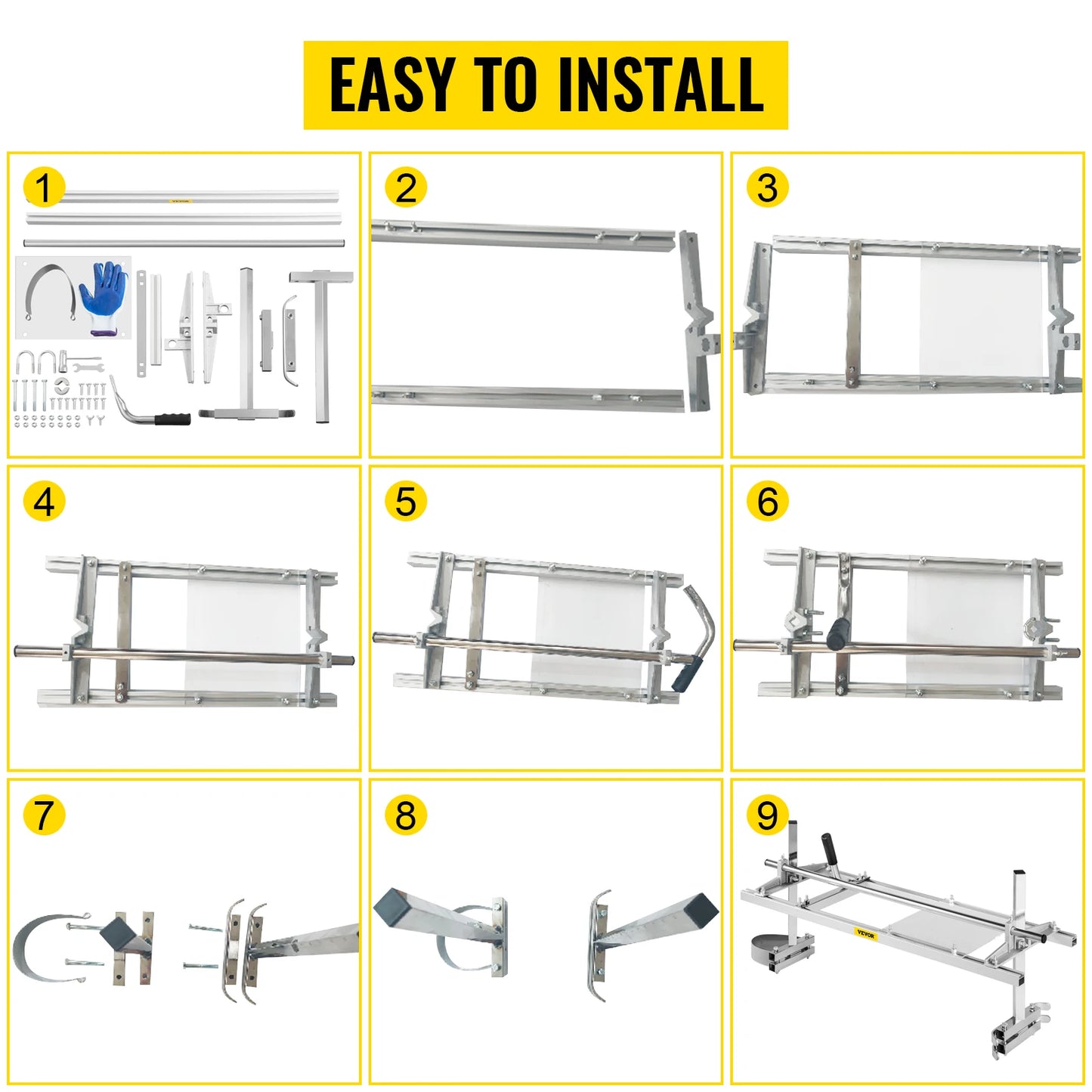 Portable Chainsaw Mill Planking Guide For Lumber Aluminum And Steel