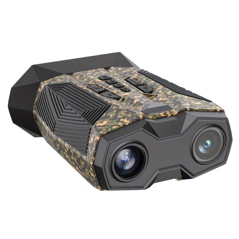 Night Vision Binoculars With 20X Digital Zoom, 3" Display, IR Illumination, Built-in Battery, USB Charge, 32GB Card. ABS Material, For Hunting, Camping, Sec. Ideal Gift For Valentine's, Thanksgiving, Christmas, New Year, Fath