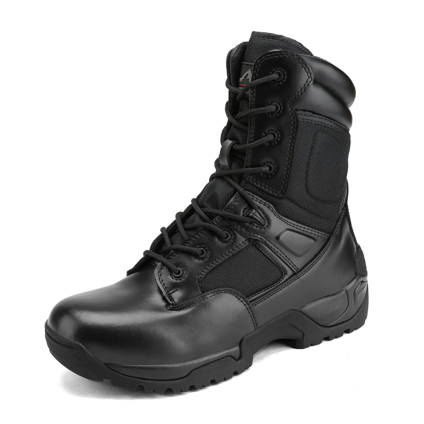NORTIV8 Men's Tactical Boots Waterproof Side Zipper Work Boots