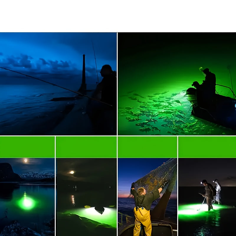 Underwater LED Fishing Light 12V 50W Stainless Steel IP68
