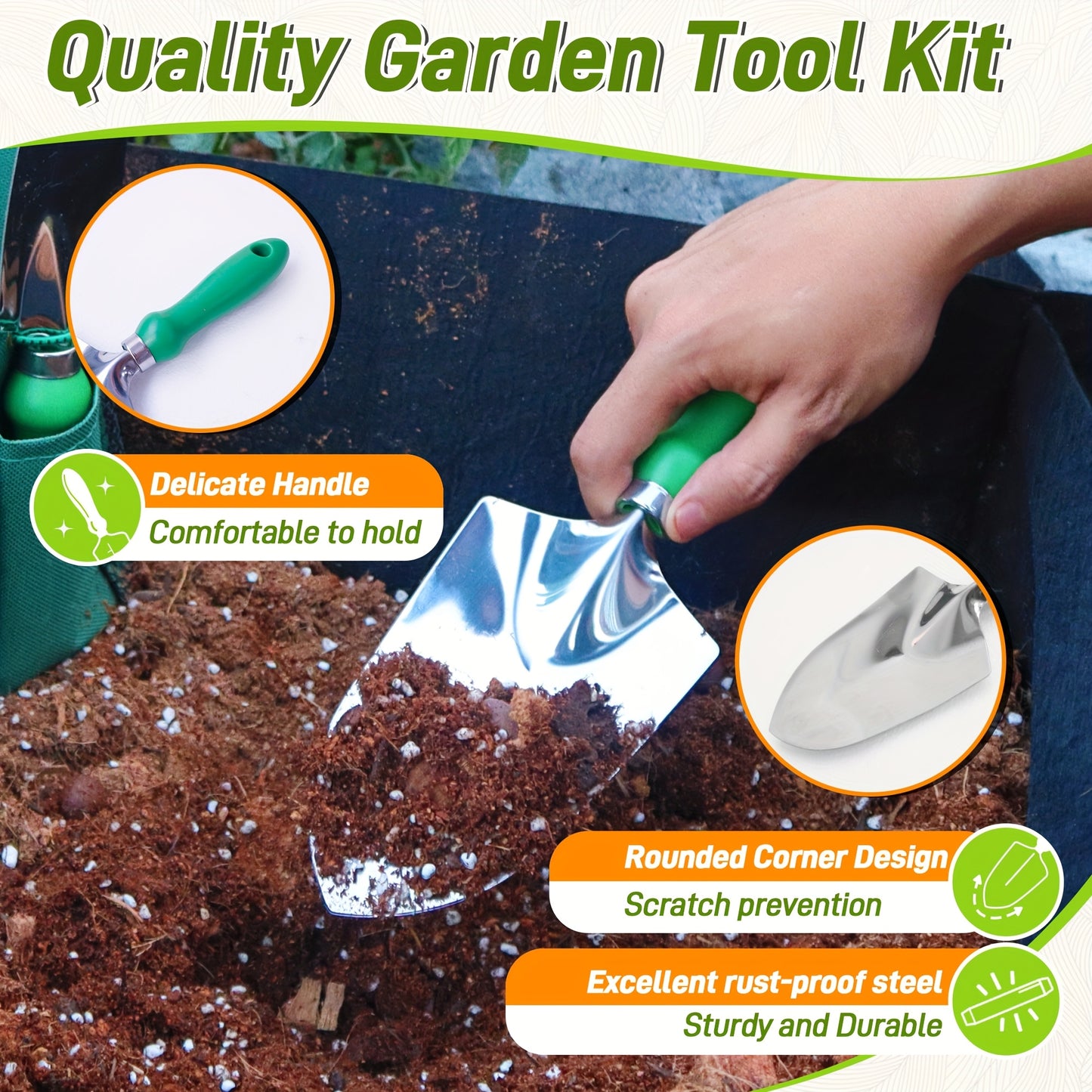 Essential Garden Tool Set with Organizer Bag for Gardening Enthusiasts - Parry's Picks