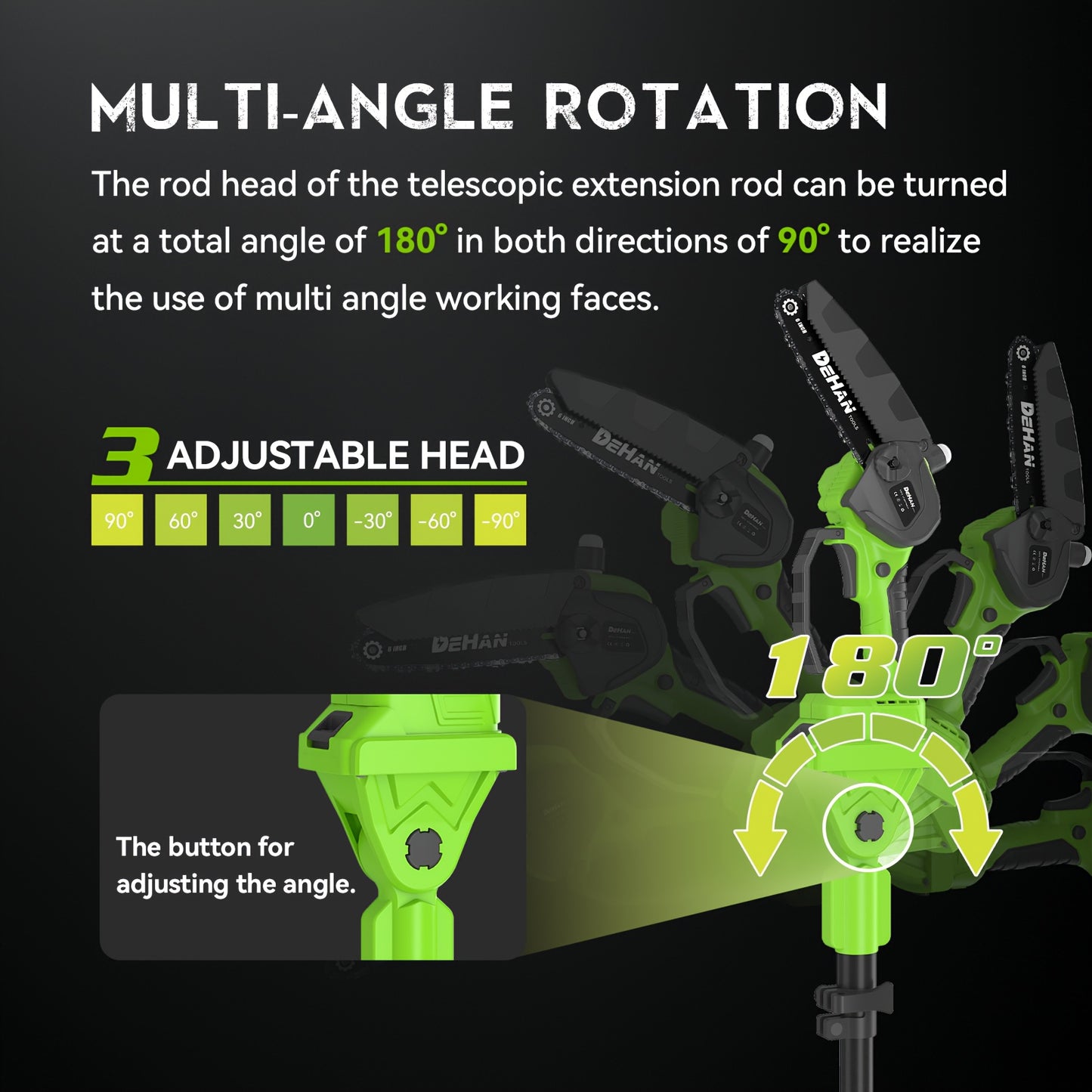2in1 Wireless Chainsaw With Brushless Motor Portable Pruner