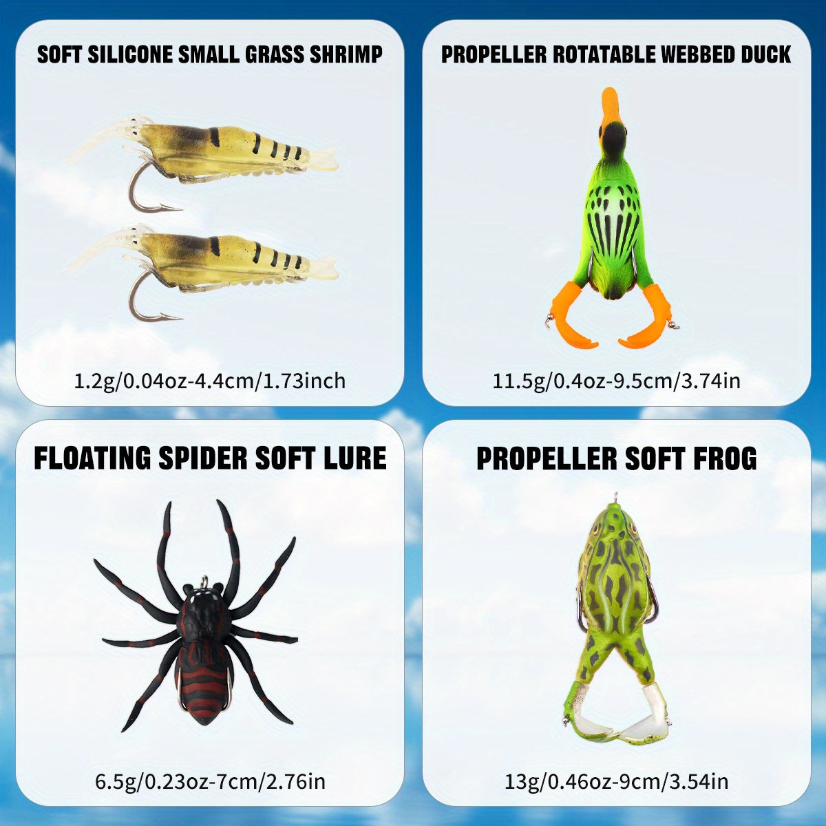 Perch Lure Set 48 Piece Surface And Sinking Multi Joint Wobblers Freshwater - Parry's Picks