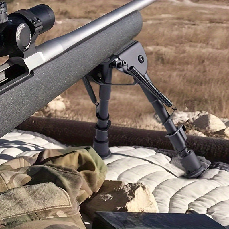 Lightweight Adjustable Rifle Bipod with Quick Release Adapter - Parry's Picks