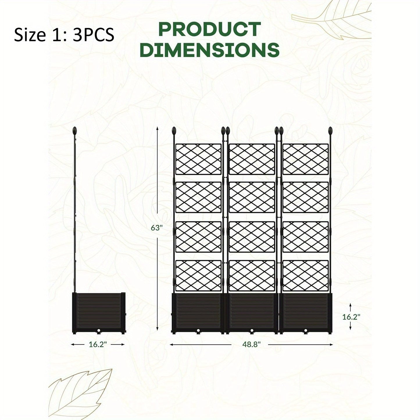 Plastic Planter Box With Trellis Garden Bed On Wheels