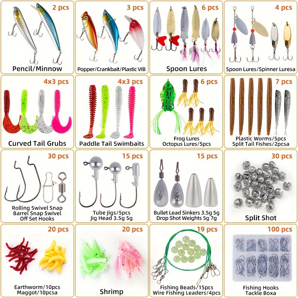 Premium Fishing Lures Gear Tackle Box for Bass and Trout - Parry's Picks